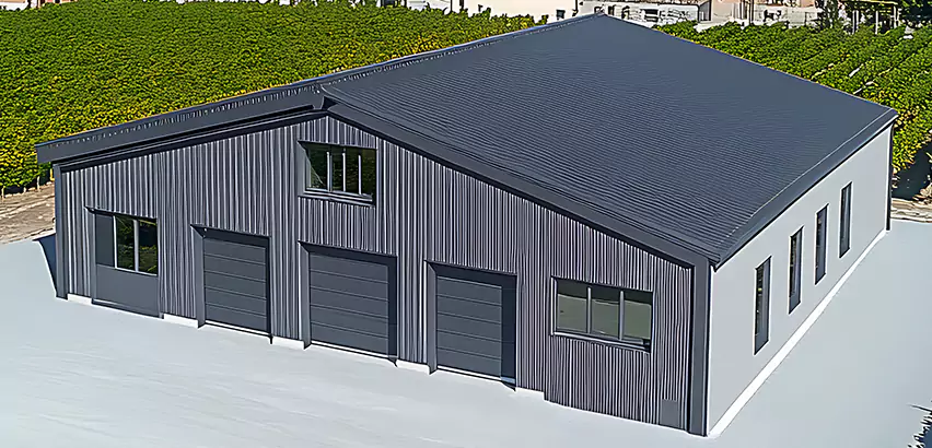 Corrugated Garage Roof Repair in Elmhurst